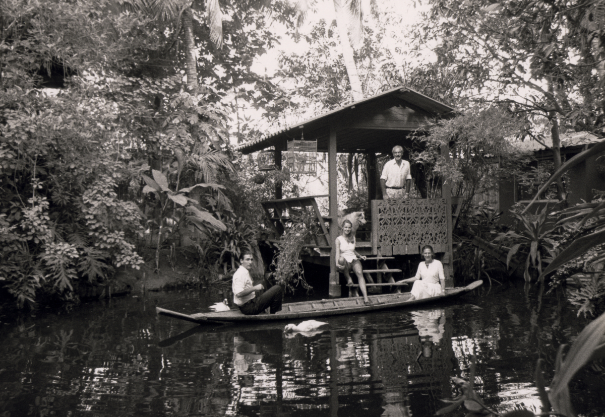 La famiglia Terzani a Turtle House a Bangkok