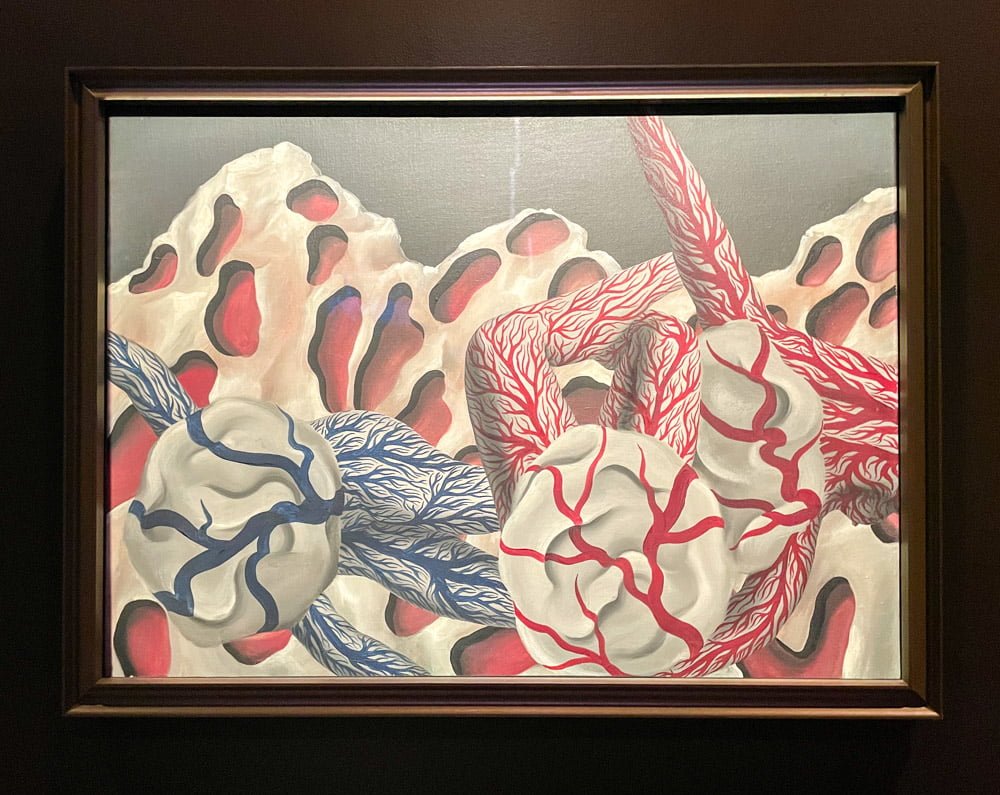 Dipinto Le sang du monde esposto al Museo Magritte di Bruxelles