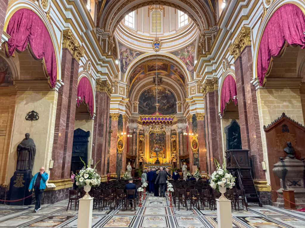 Interno della Cattedrale di San Paolo a Mdina, Malta