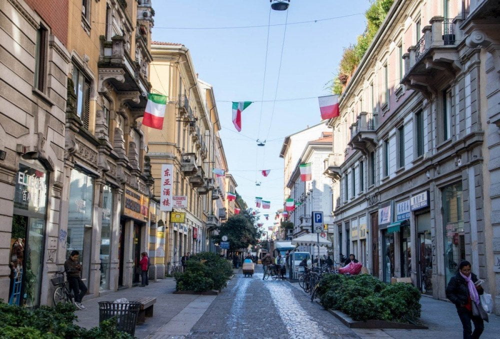 Via Paolo Sarpi, la strada principale della Chinatown di Milano