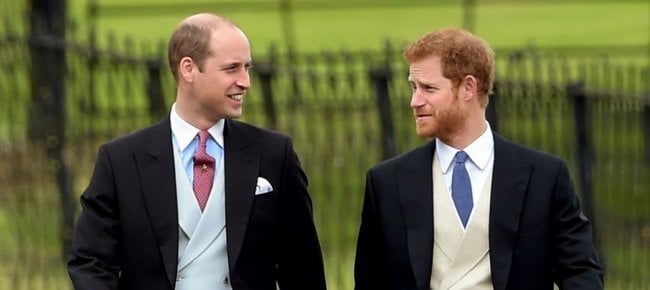 Harry e William al matrimonio di Pippa Middleton