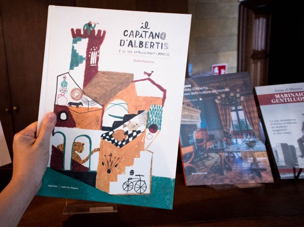 Libro sul capitano Enrico d'Albertis di Genova