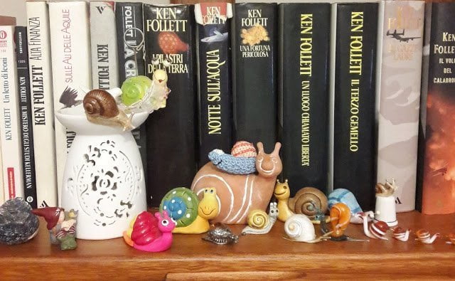 La collezione di lumache, souvenir di Maria del blog Around me